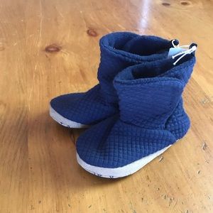 Blue Old Navy Baby Slippers